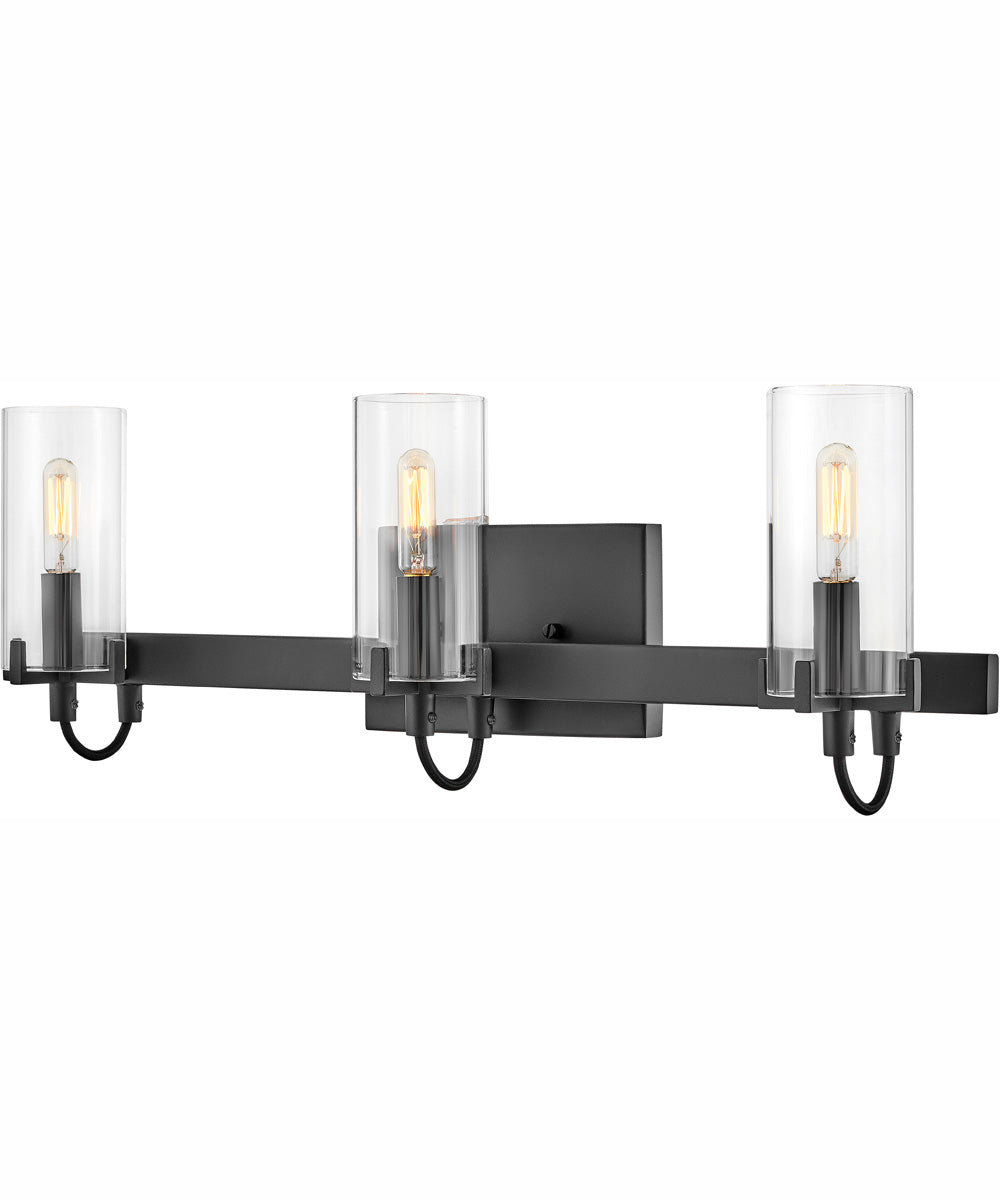 Ryden 3-Light Three Light Vanity in Black