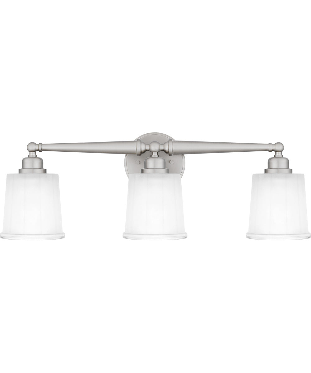 Cecilia Large 3-light Bath Light Brushed Nickel