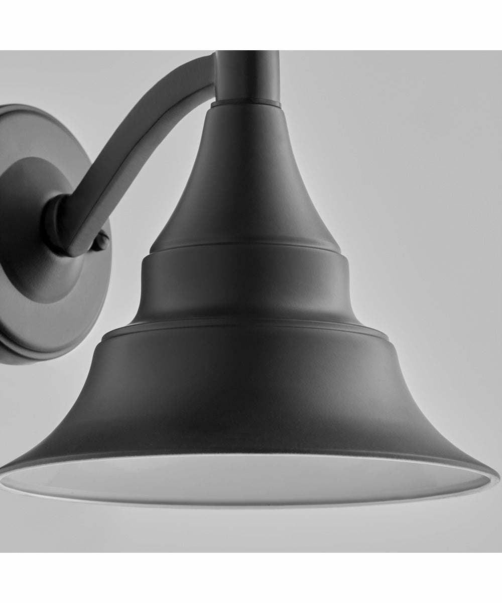 Quorum Sombra 1light Wall Mount Light Fixture Matte Black 767859