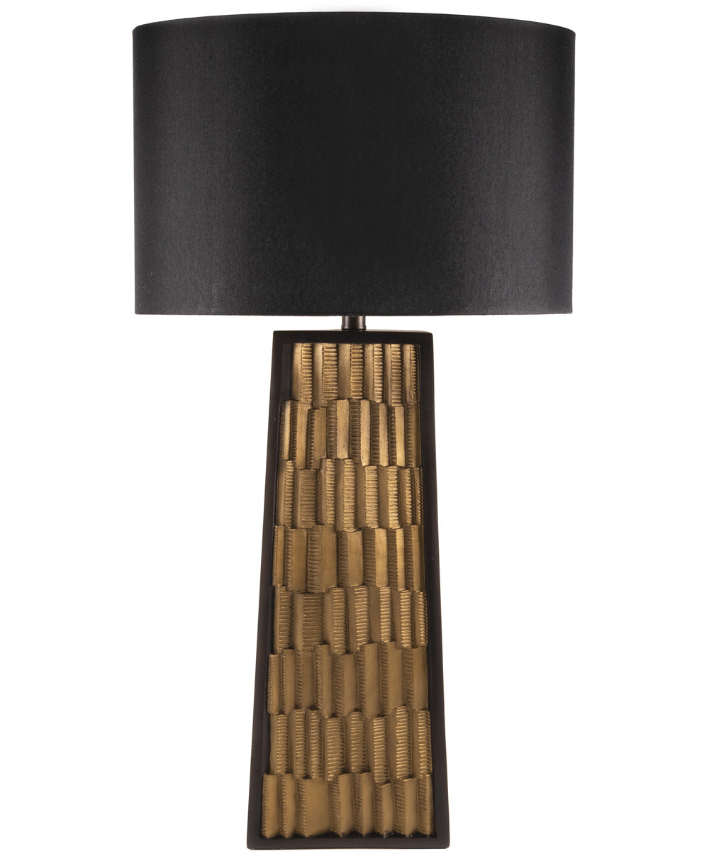 Dairson Poly Table Lamp (1/CN) Black/Gold