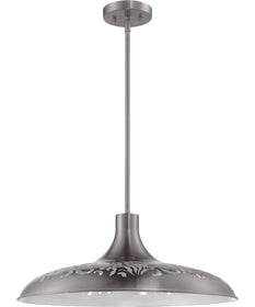 Pocco 1-Light Pendant Brushed Polished Nickel