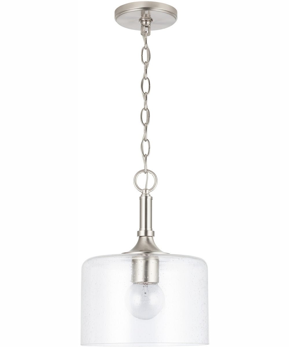 Carter 1-Light Pendant Brushed Nickel