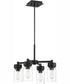 Bennet 4-Light Outdoor Chandelier Midnight