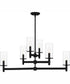 Quoizel Chandelier Medium 6-light Island Light Matte Black