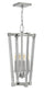 13"W Empire 4-Light Small Foyer in Polished Nickel*