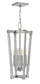 13"W Empire 4-Light Small Foyer in Polished Nickel*
