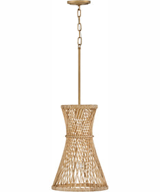 Twyla 1-Light Medium Pendant in Burnished Gold