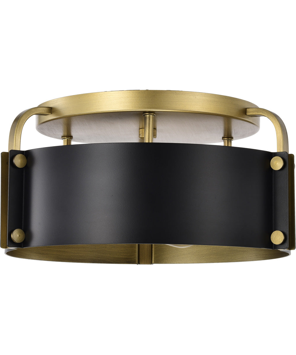 Altos 3-Light Close-to-Ceiling Matte Black