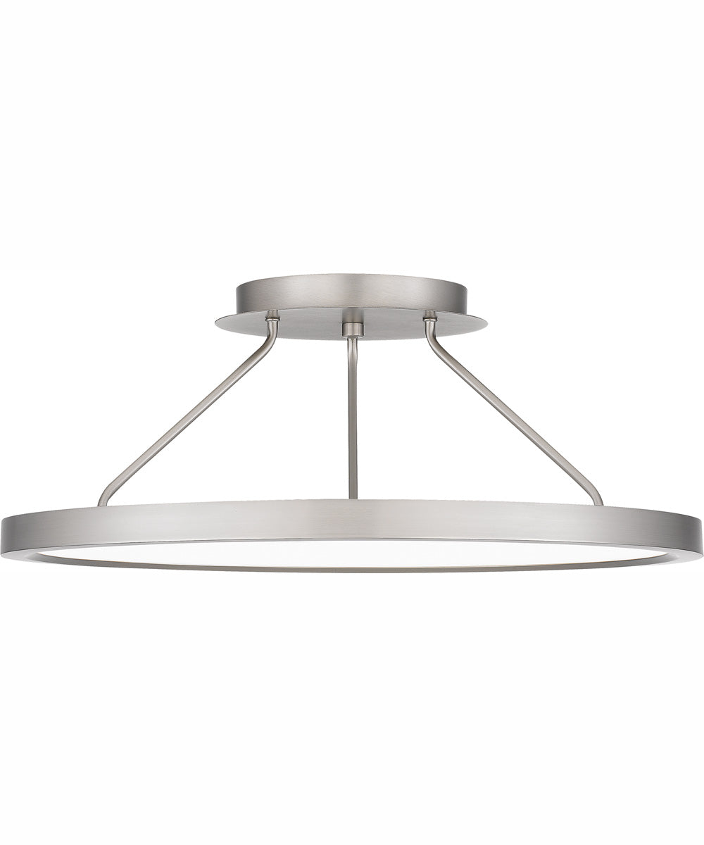 Outskirts Large Semi Flush Mount Brushed Nickel