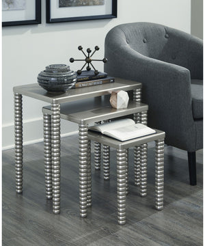 Caitworth Accent Table Set (3/CN) Champagne