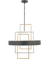 Adagio 6-Light Pendant Matte Black