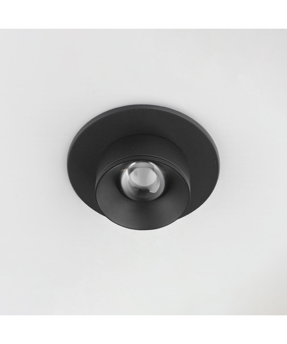 Caldera 120-277V LED Flush Mount Black
