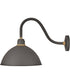 1-Light Medium Gooseneck Outdoor Barn Light in Museum Bronze