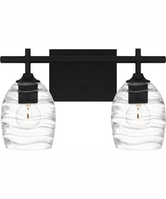 Lucy Medium 2-light Bath Light Matte Black