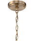 Stanza 4-Light Chandelier Flat Black/Satin Brass
