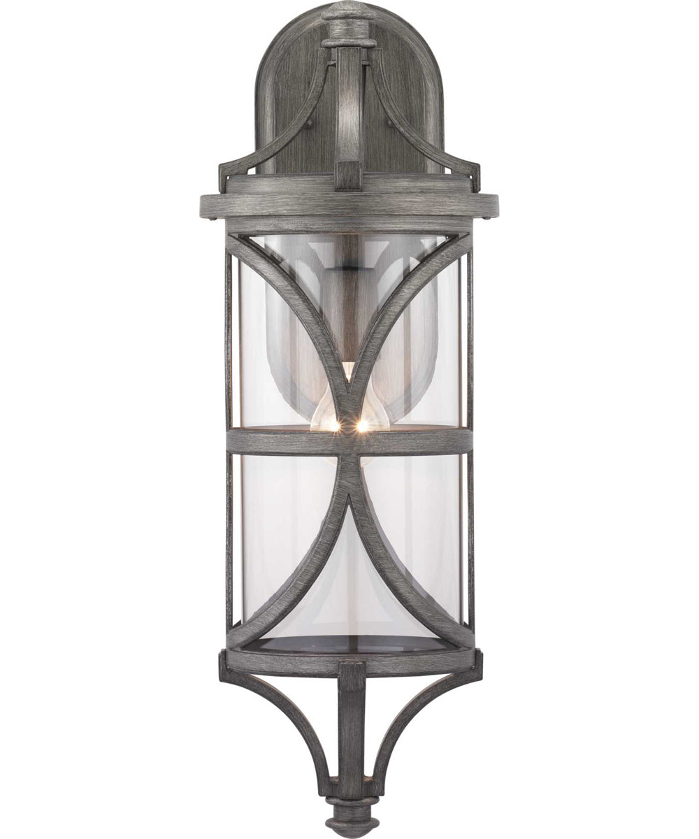 Morrison 1-Light Large Wall Lantern Antique Pewter