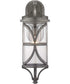 Morrison 1-Light Large Wall Lantern Antique Pewter
