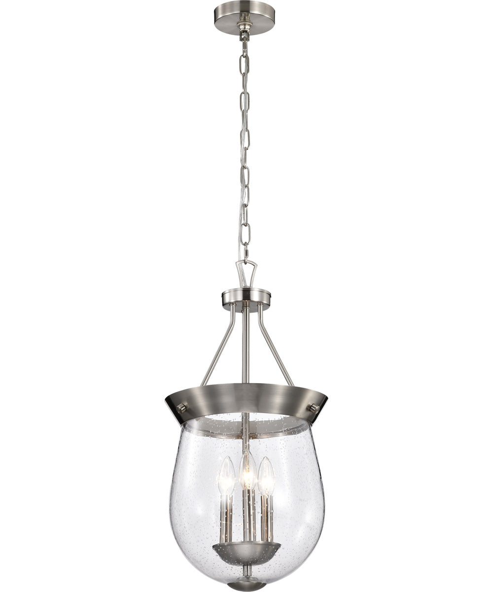 Boliver 3-Light Pendant Brushed Nickel