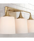 Presley 3-Light Vanity Aged Brass