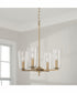 Portman 4-Light Pendant Aged Brass