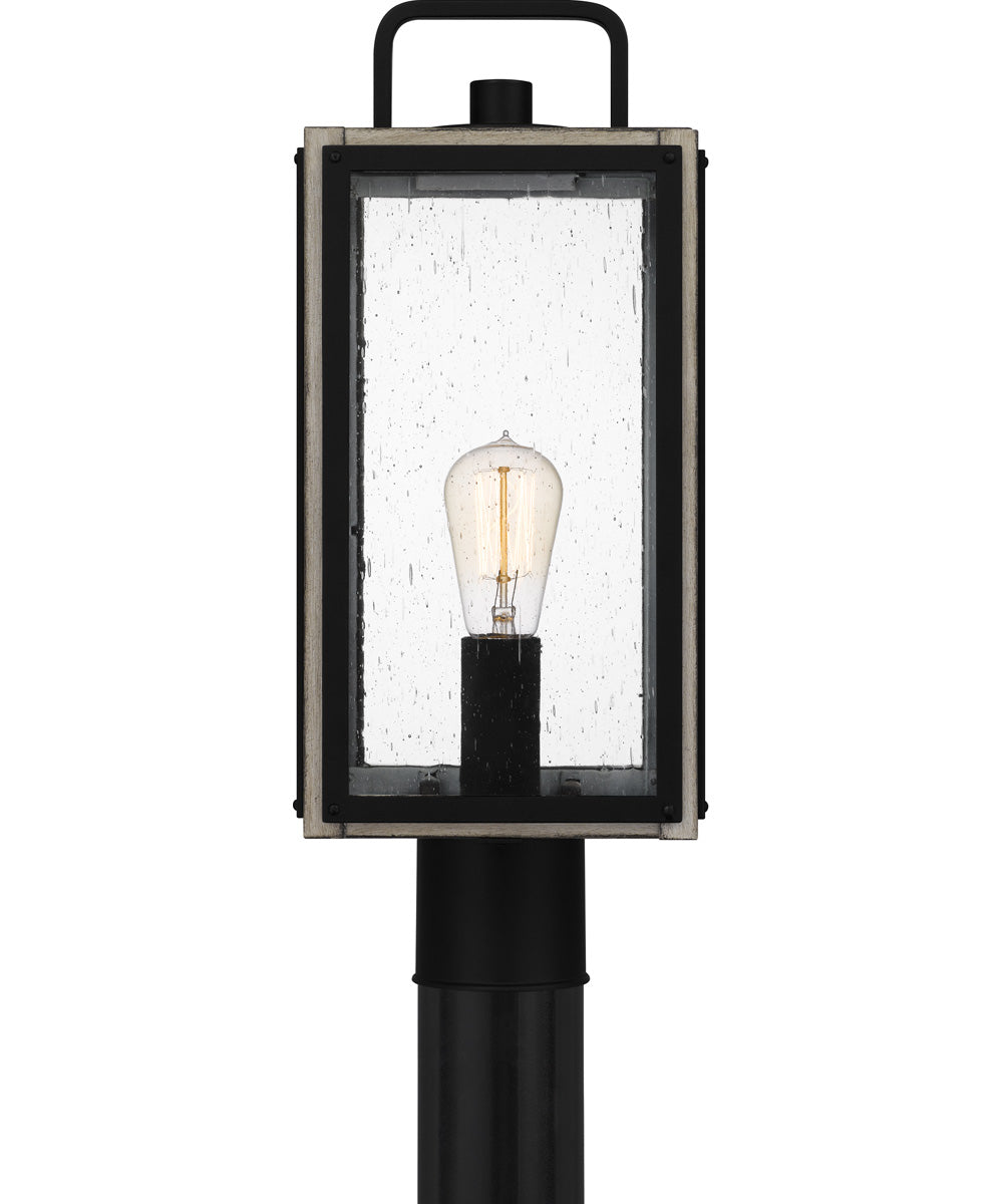 Bramshaw Large 1-light Outdoor Post Light  Coastal Armour Aluminum Matte Black