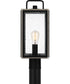 Bramshaw Large 1-light Outdoor Post Light  Coastal Armour Aluminum Matte Black