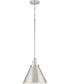 Hinton 1-Light Hanging Vintage Style Hanging Pendant Light Brushed Nickel
