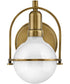 Somerset 1-Light Single Light Vanity in Heritage Brass