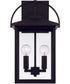 Bryson 2-Light Outdoor Wall-Lantern Black