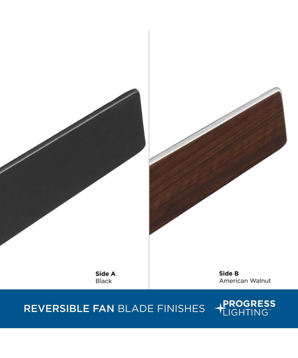 Braden 56" 3-Blade Indoor Hugger Ceiling Fan Polished Chrome