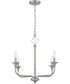 Jolenne 4-Light Chandelier Brushed Polished Nickel