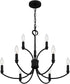 Briar 9-light Chandelier Matte Black