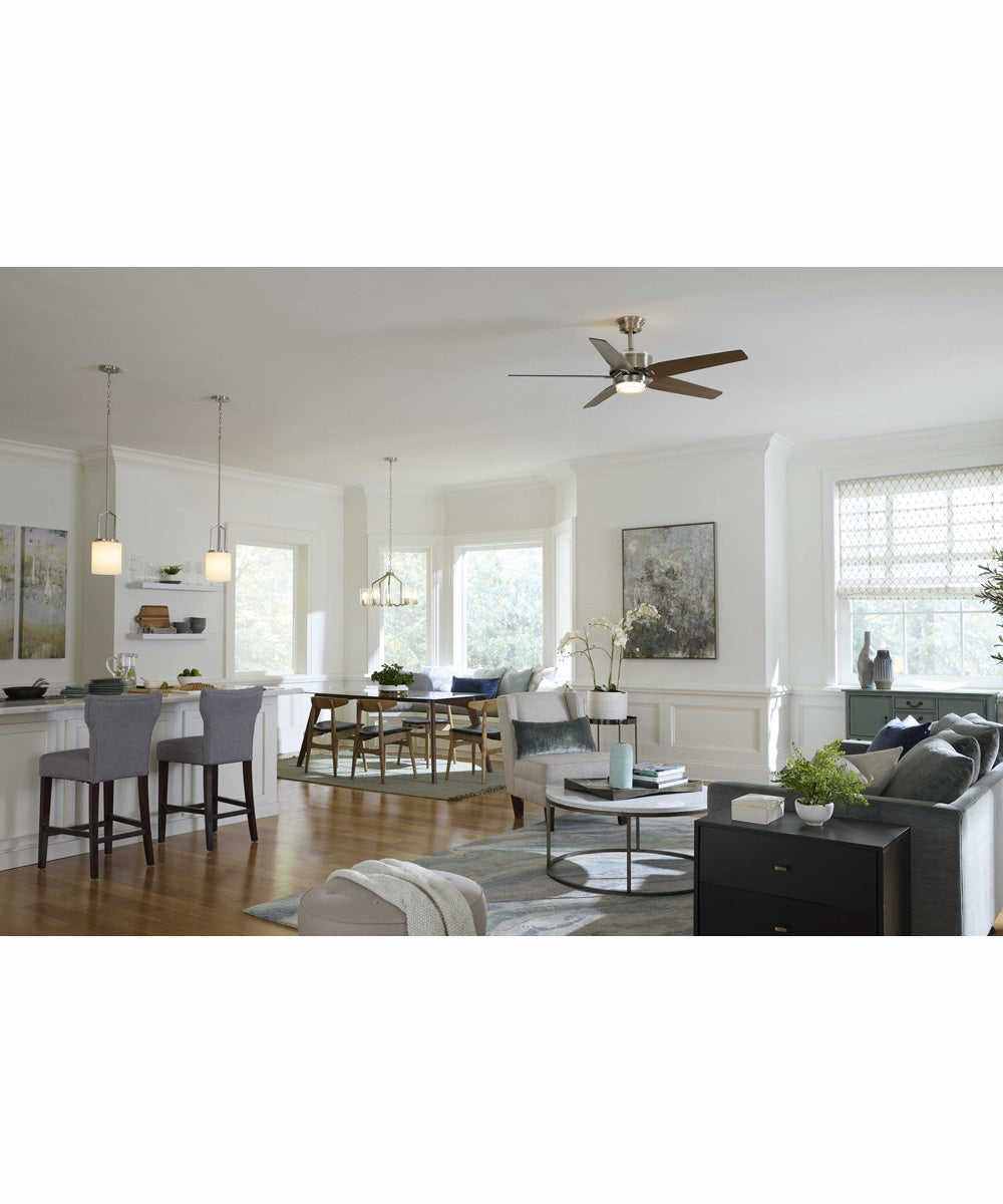 Goodwin 5-Light Modern Farmhouse Chandelier Brushed Nickel