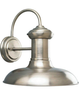 Brookside 1-Light Large Wall Lantern Antique Nickel