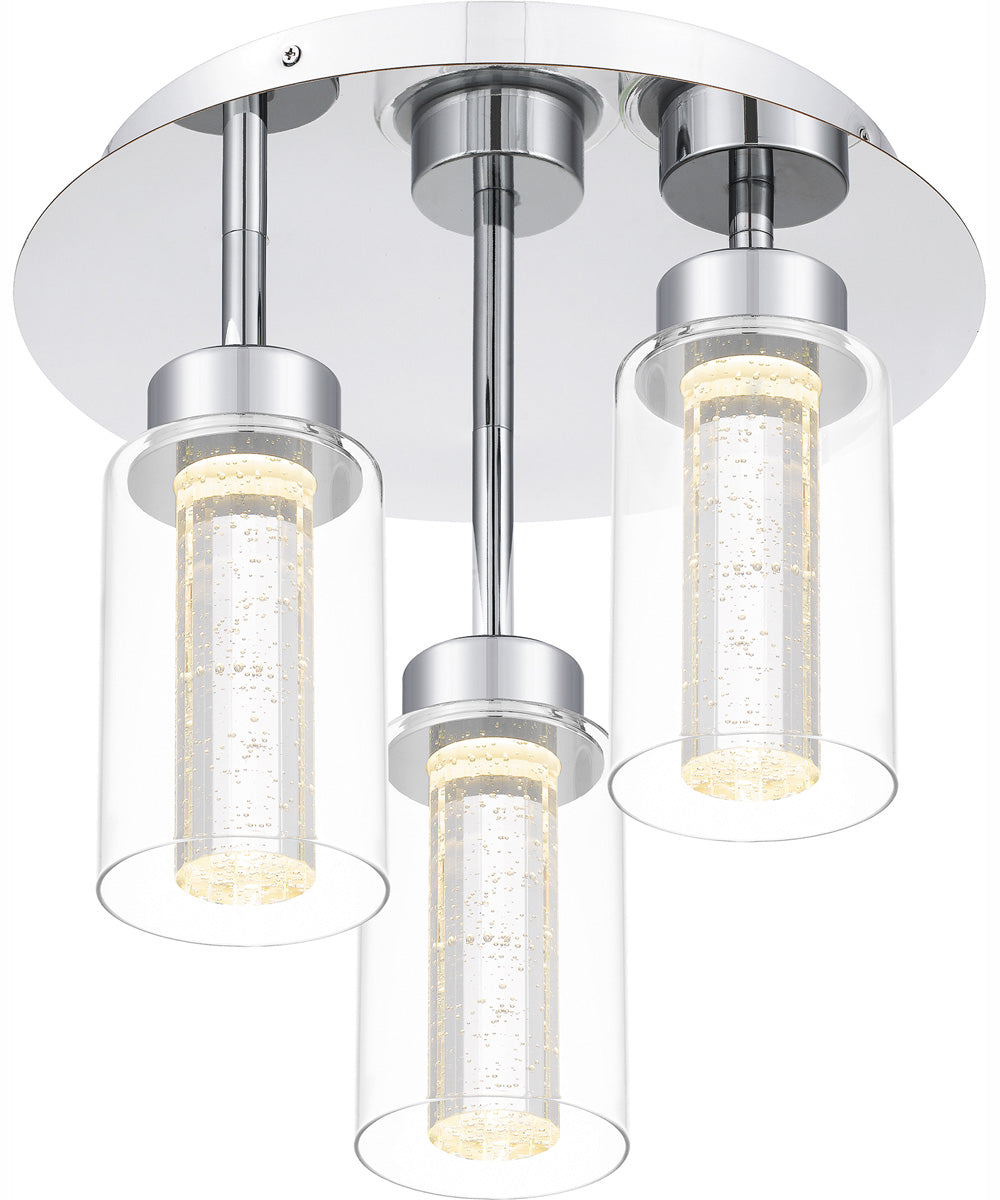 Jade Medium Flush Mount Polished Chrome