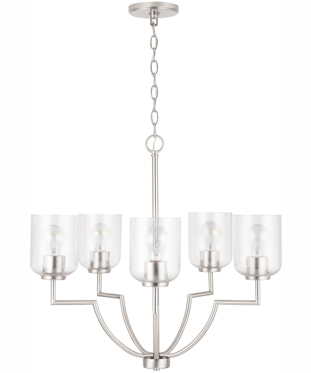 Carter 5-Light Chandelier Brushed Nickel