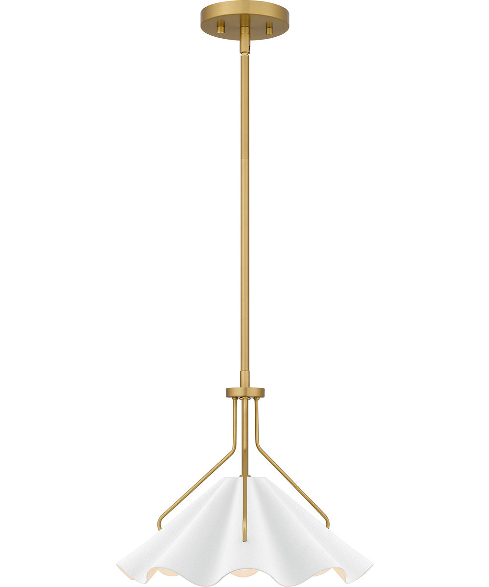 Quoizel Pendant 1-light Pendant Aged Brass