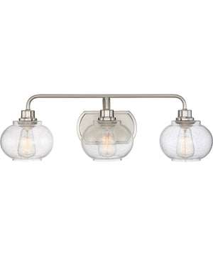 Trilogy Large 3-light Bath Light Brushed Nickel