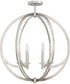 Orion 6-light Pendant Brushed Nickel