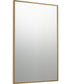 Lockport Large Mirror Antique Brass