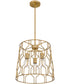 Rellie 3-light Pendant Aged Brass