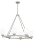 Penning Medium 6-light Island Light Brushed Nickel
