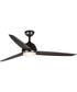 Oriole 60" 3-Blade Ceiling Fan with LED Light Architectural Bronze