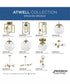 Atwell 3-Light Mid-Century Modern Semi-Flush Mount Brushed Bronze