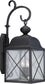31"H Wingate 3-Light Outdoor Textured Black
