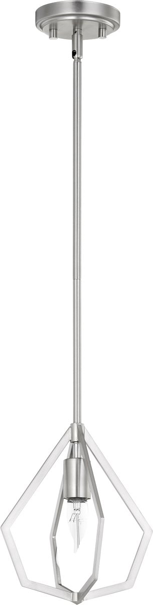 9"W Knox 1-light Pendant Satin Nickel