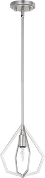 9"W Knox 1-light Pendant Satin Nickel