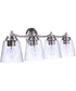 Tyler 4-Light Bath Vanity Light Brushed Polished Nickel