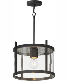 Belfry 1-Light Semi-Flush/Pendant Black