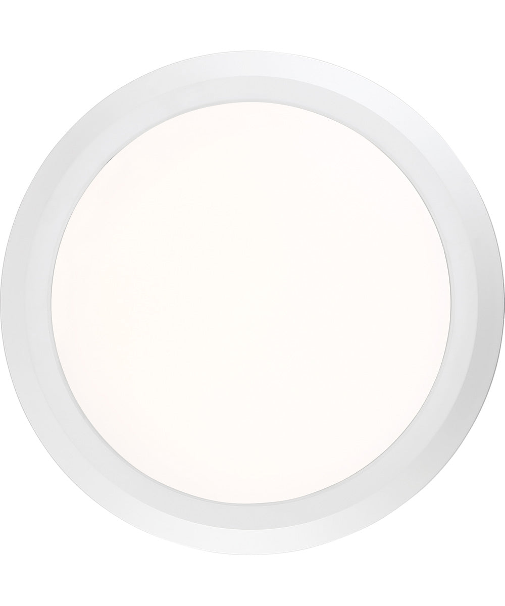 Verge  Flush Mount White Lustre